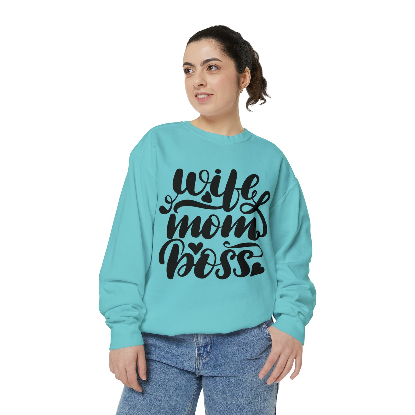 Wife, Mom, Boss Sweatshirt