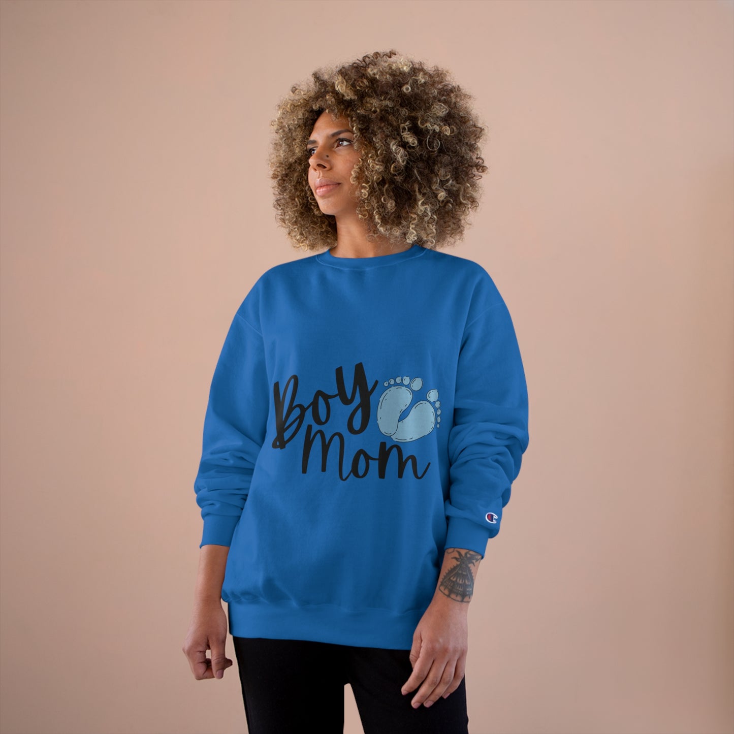 Boy Mom Champion Sweatshirt