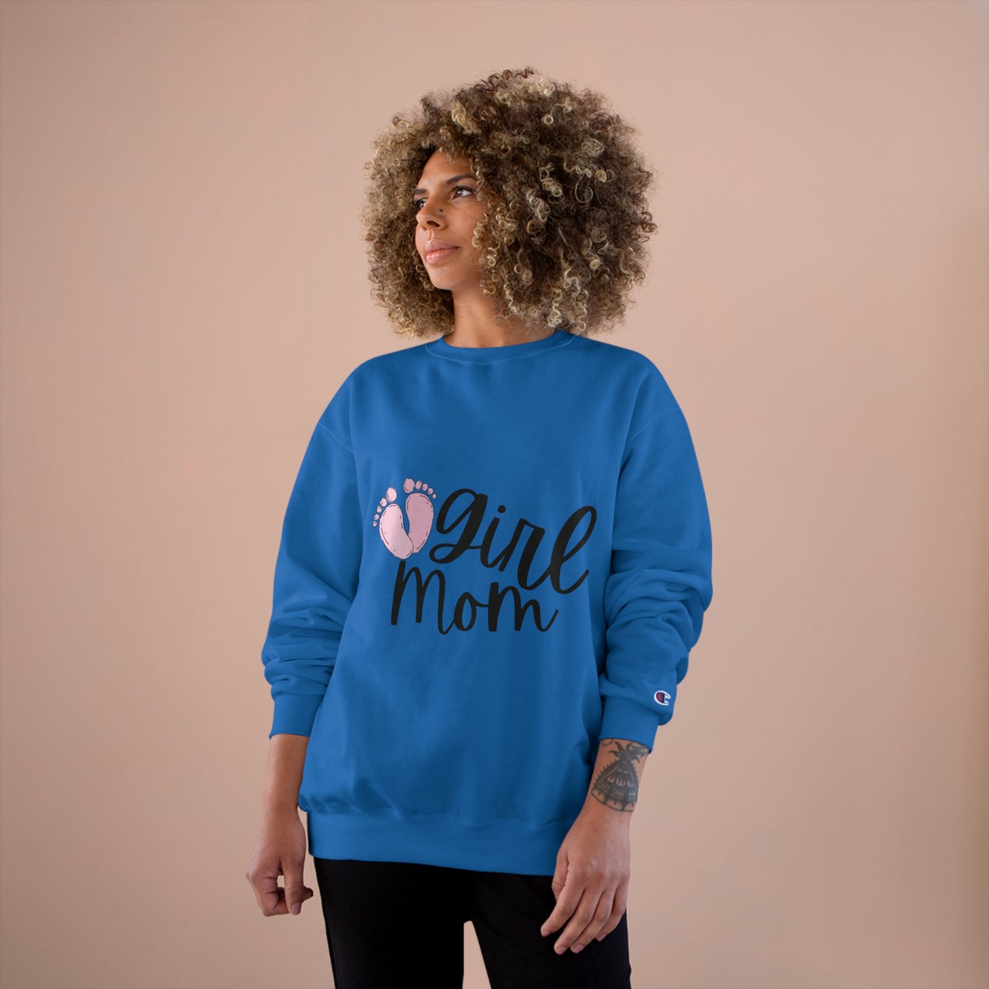 Girl Mom Champion Sweatshirt
