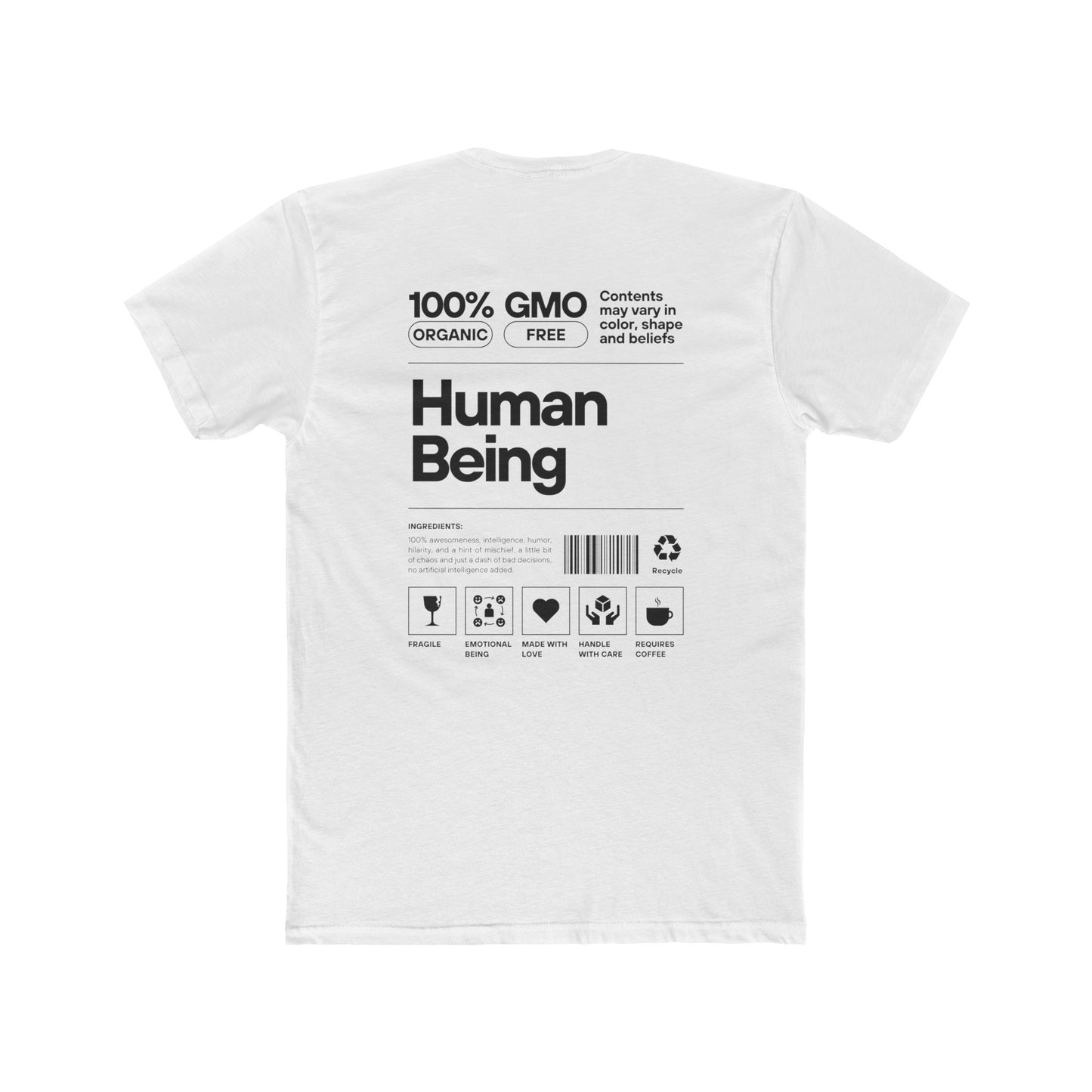 Human Being Cotton Crew Tee