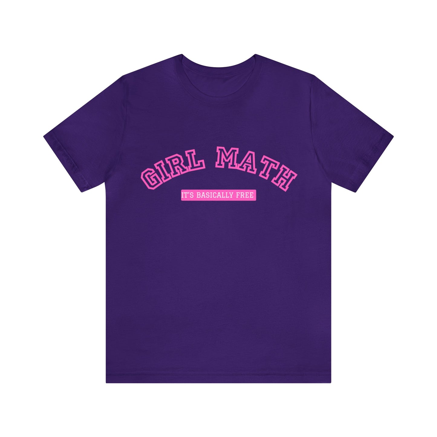 Girl Math Short Sleeve Tee
