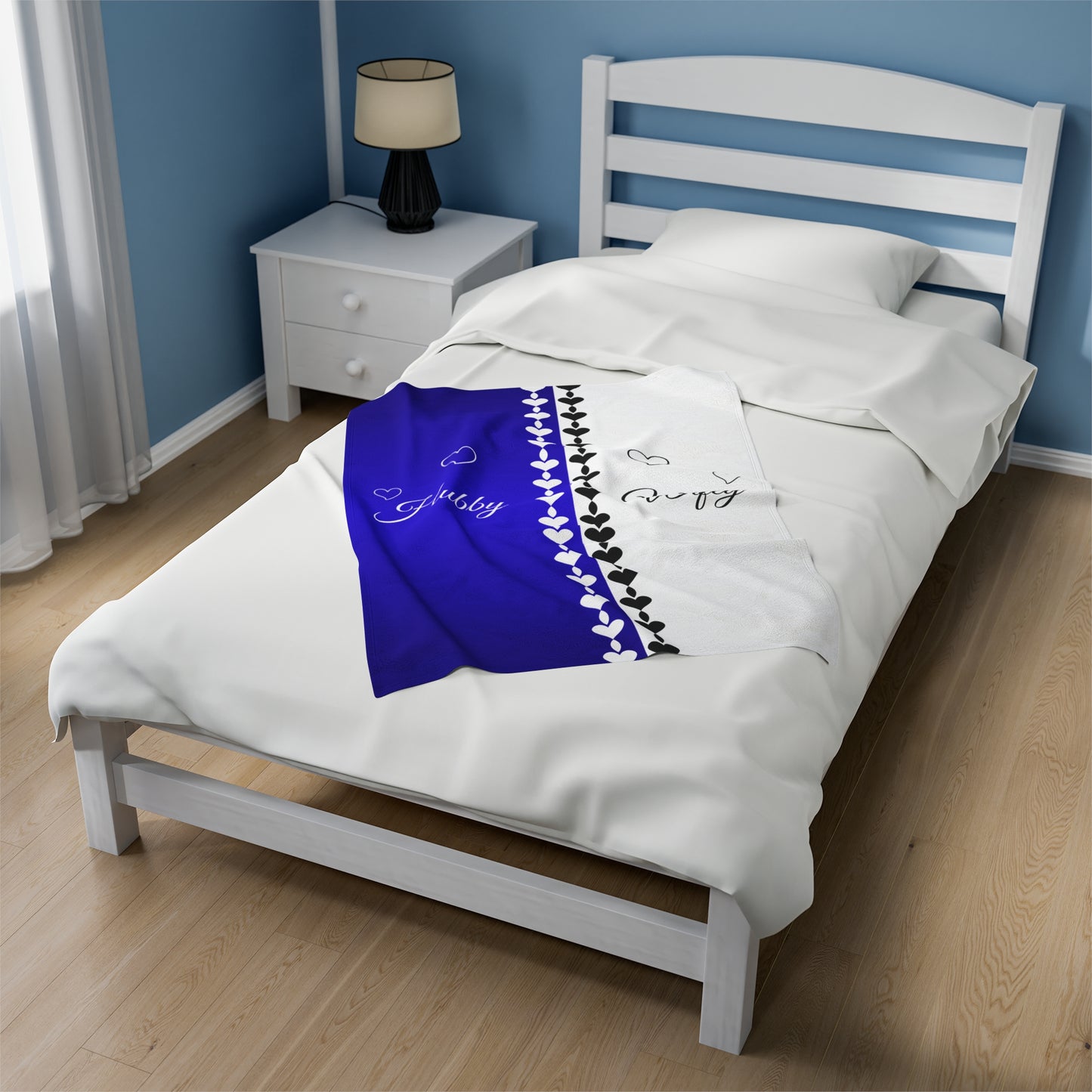 Hubby/Wifey Plush Blanket