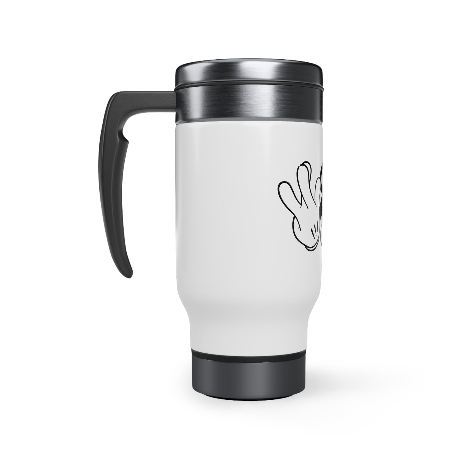 West Coast Stainless Steel Travel Mug with Handle, 14oz