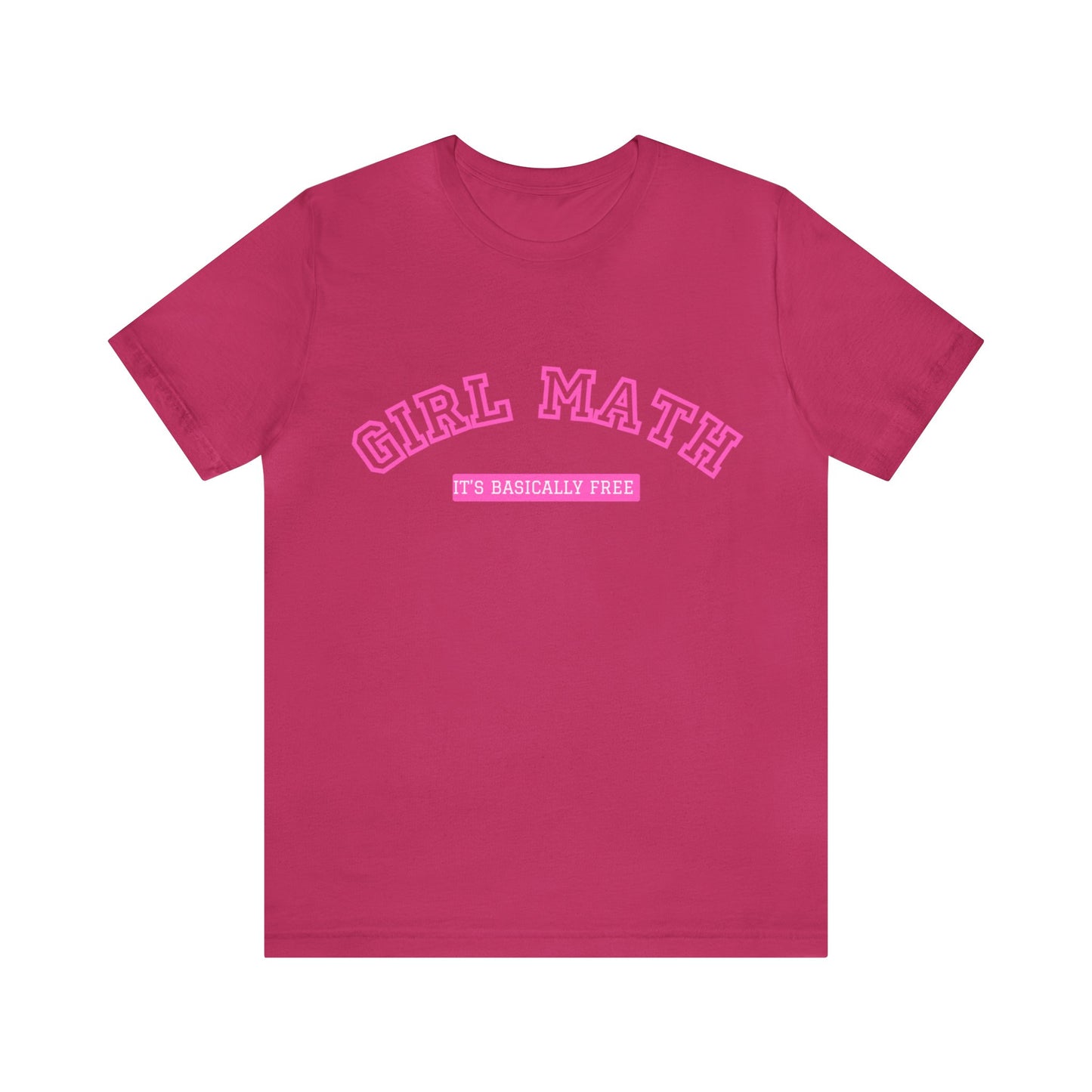 Girl Math Short Sleeve Tee