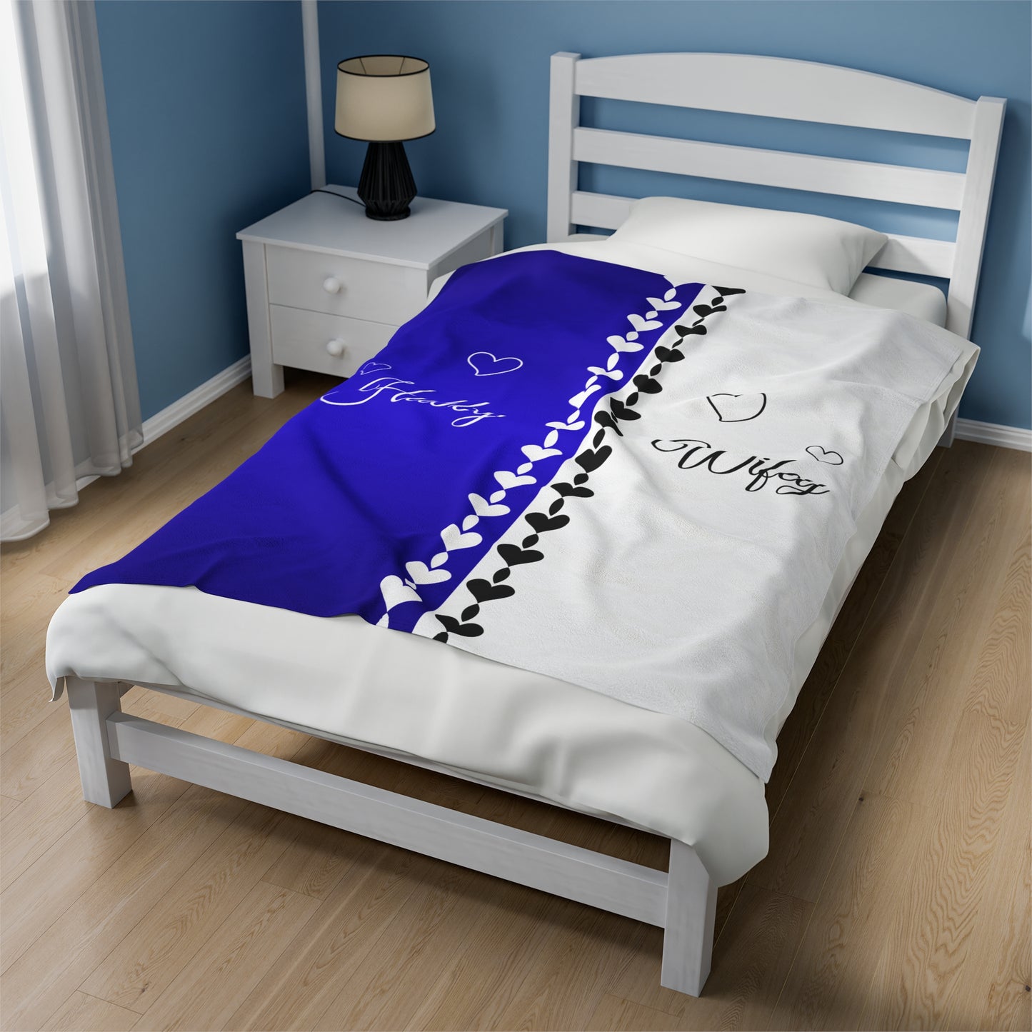 Hubby/Wifey Plush Blanket
