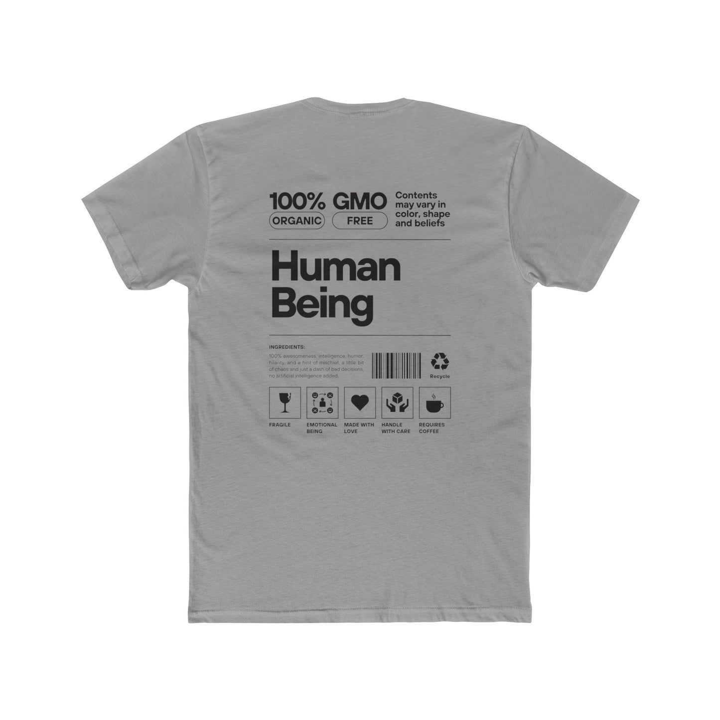 Human Being Cotton Crew Tee