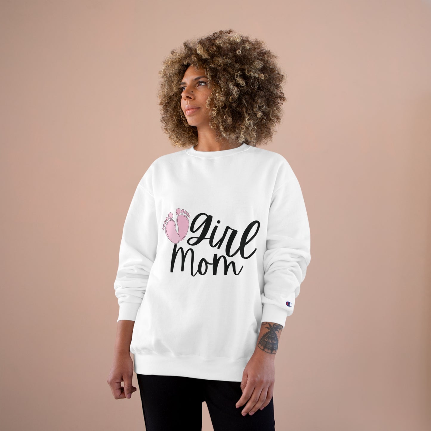 Girl Mom Champion Sweatshirt