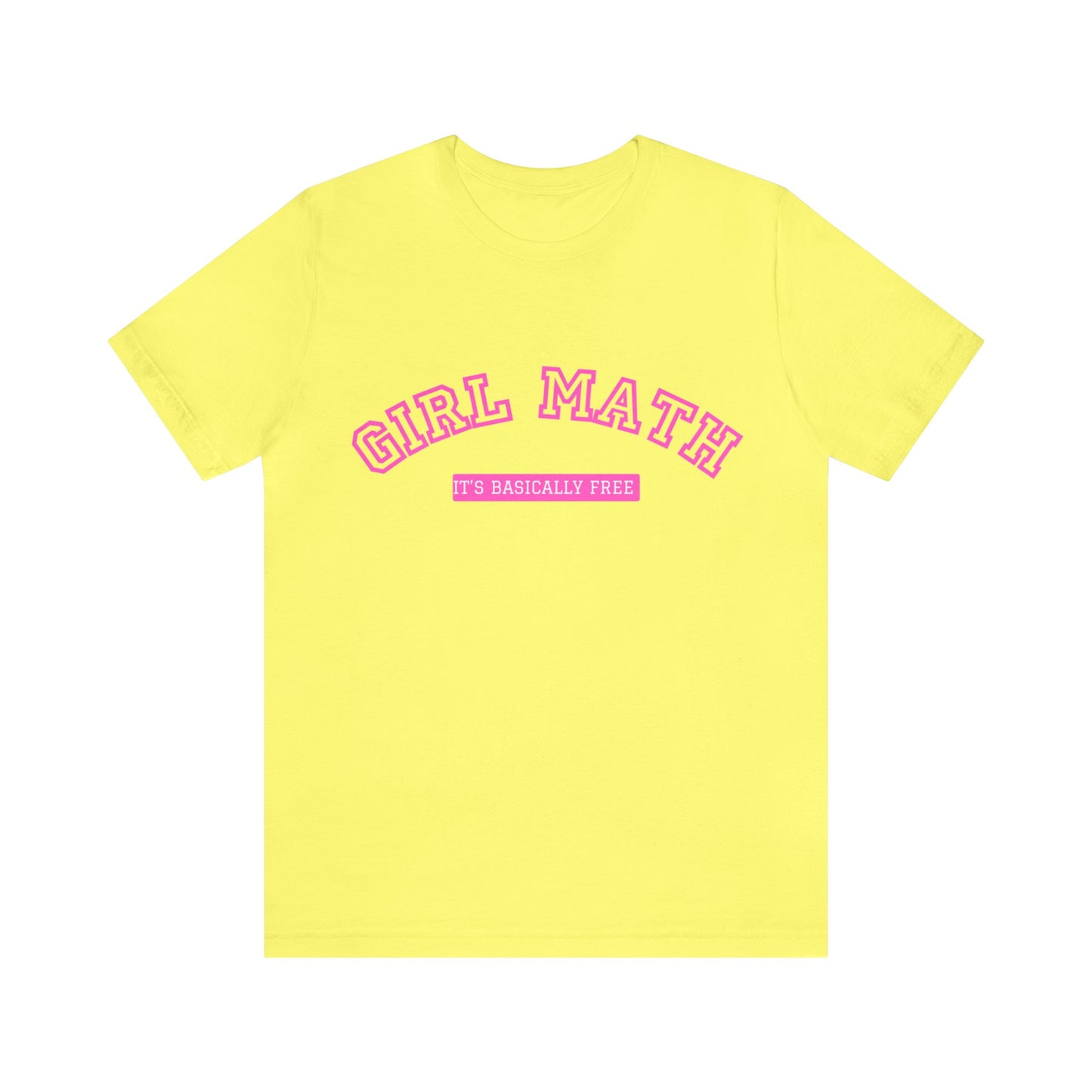 Girl Math Short Sleeve Tee