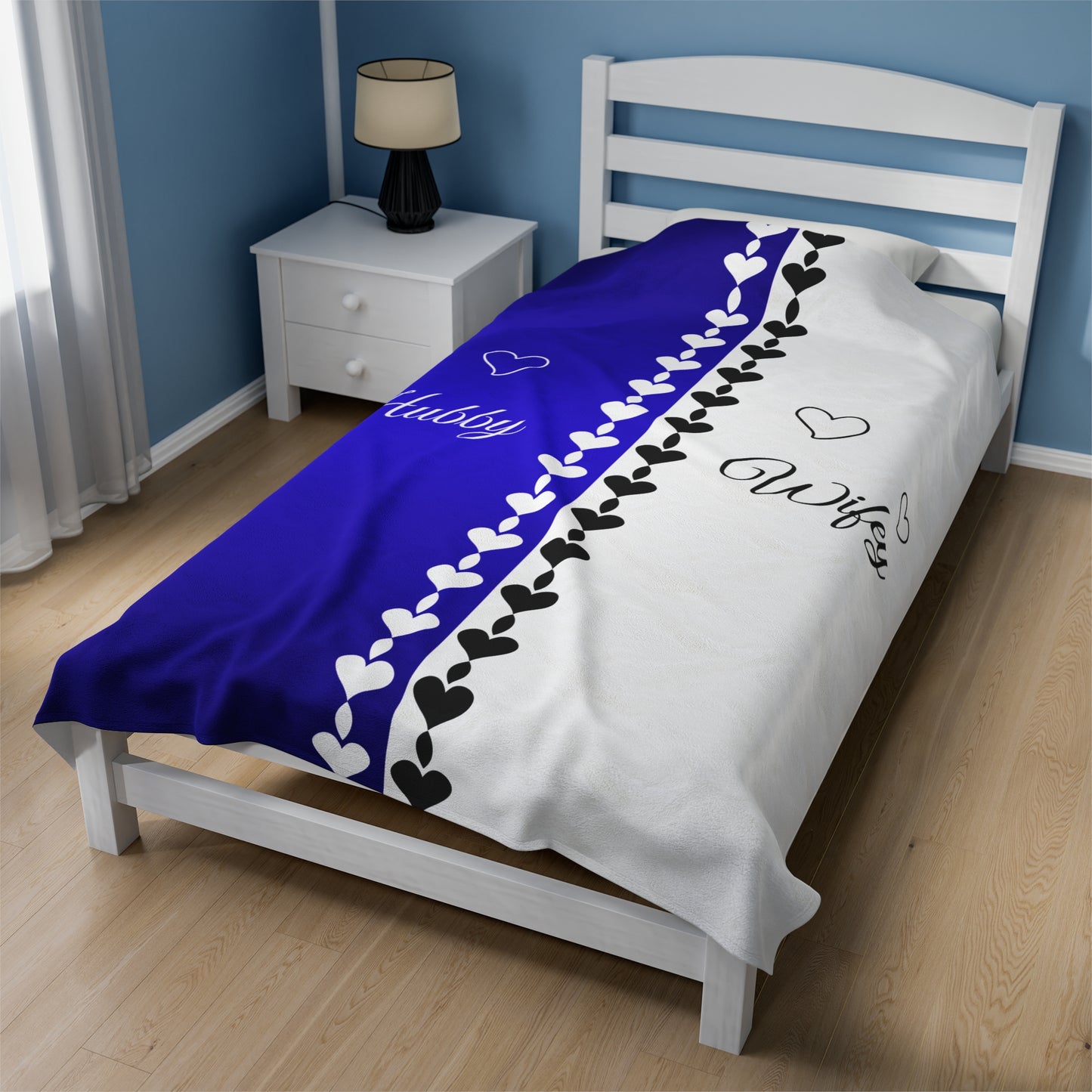 Hubby/Wifey Plush Blanket