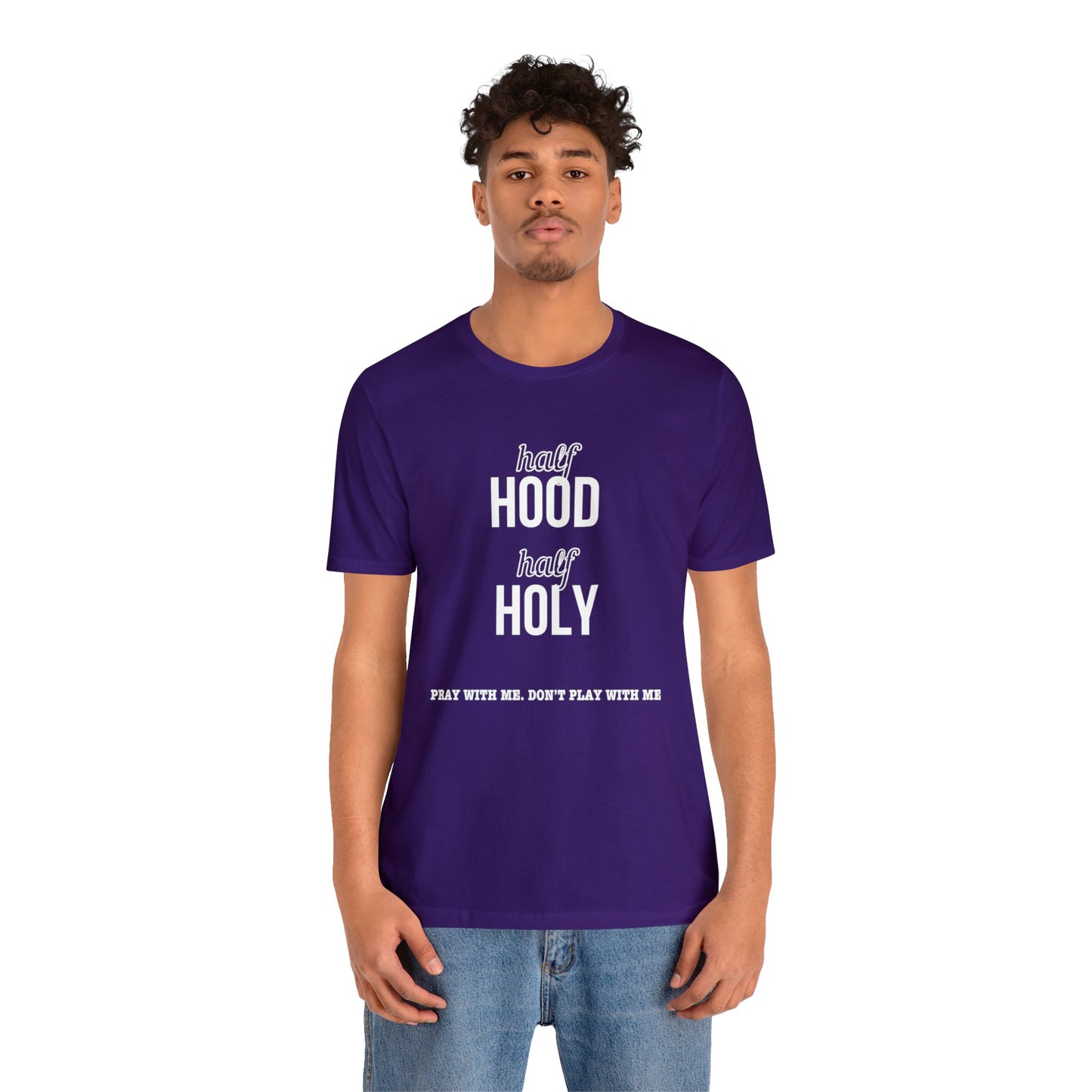 Half Hood Half Holy Short Sleeve Tee