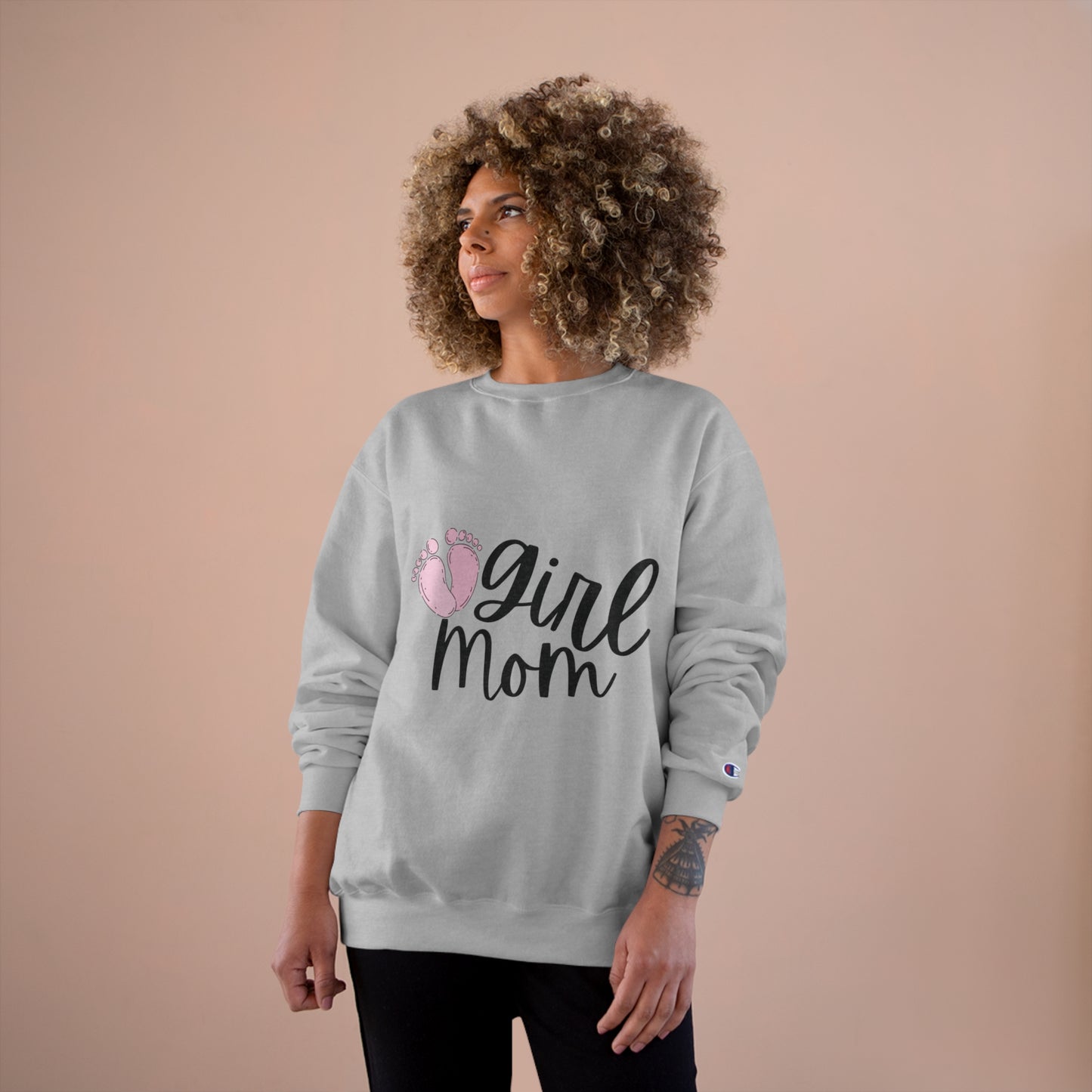 Girl Mom Champion Sweatshirt