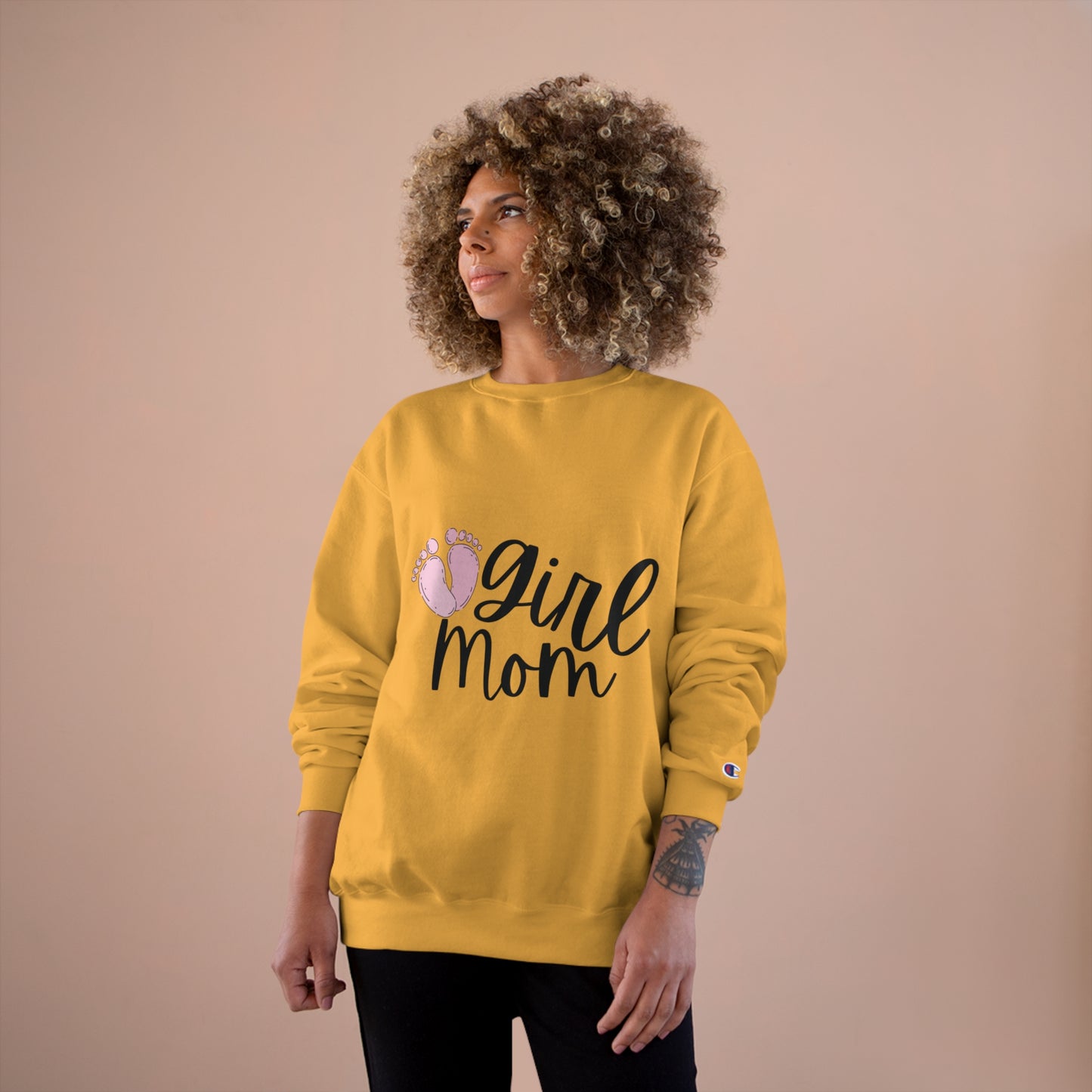 Girl Mom Champion Sweatshirt