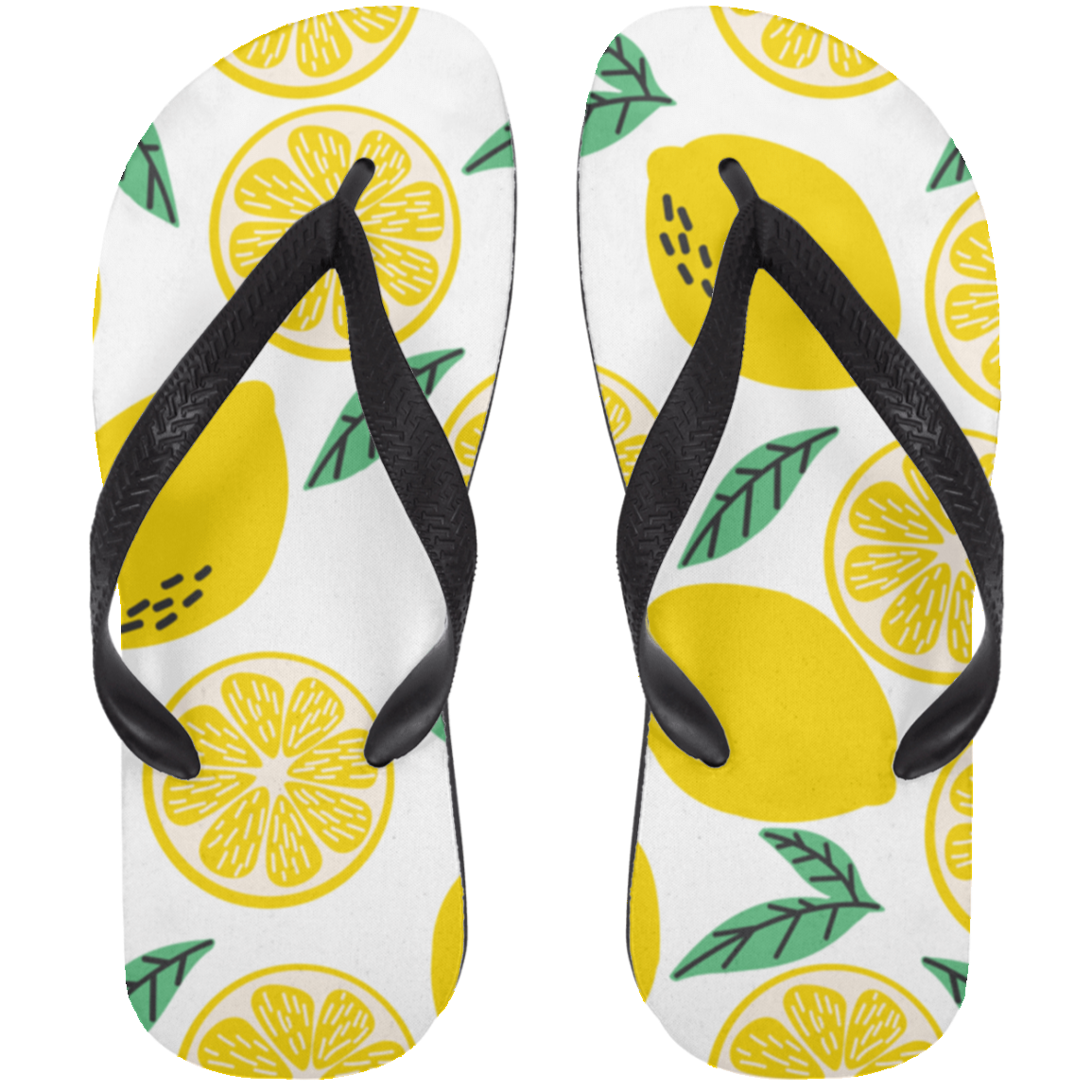 Lemon Flip Flops