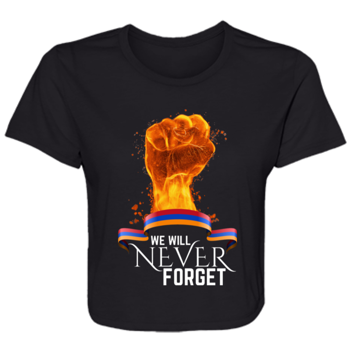 Never Forget Cropped Tee