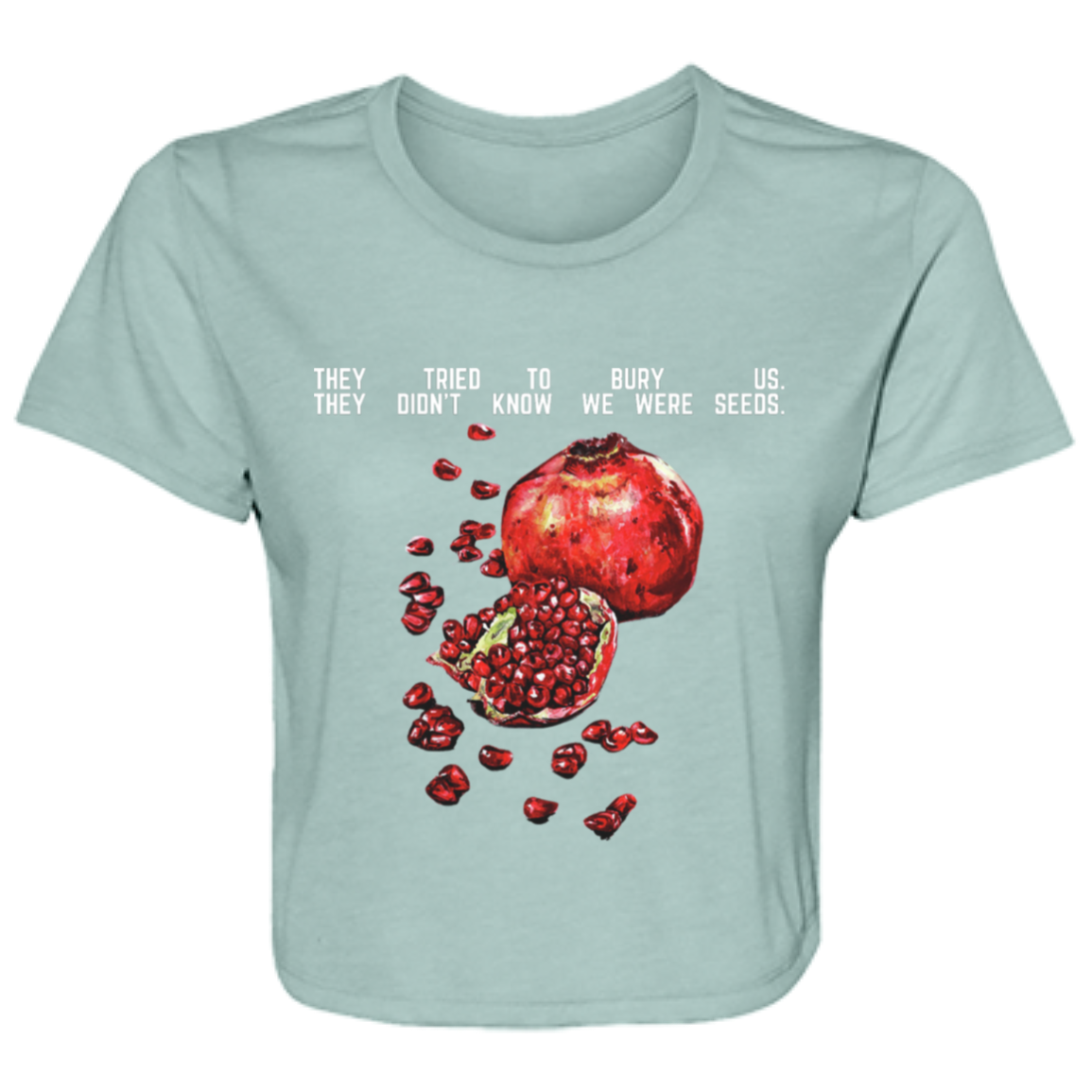 Pomegranate Cropped Tee