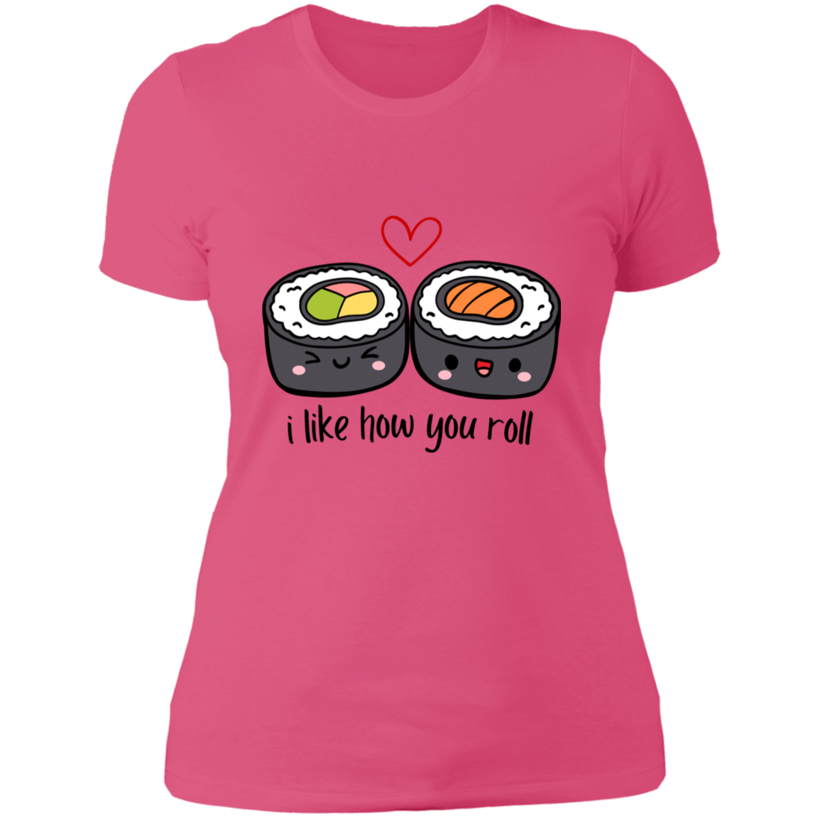 Sushi Roll Ladies' Boyfriend T-Shirt