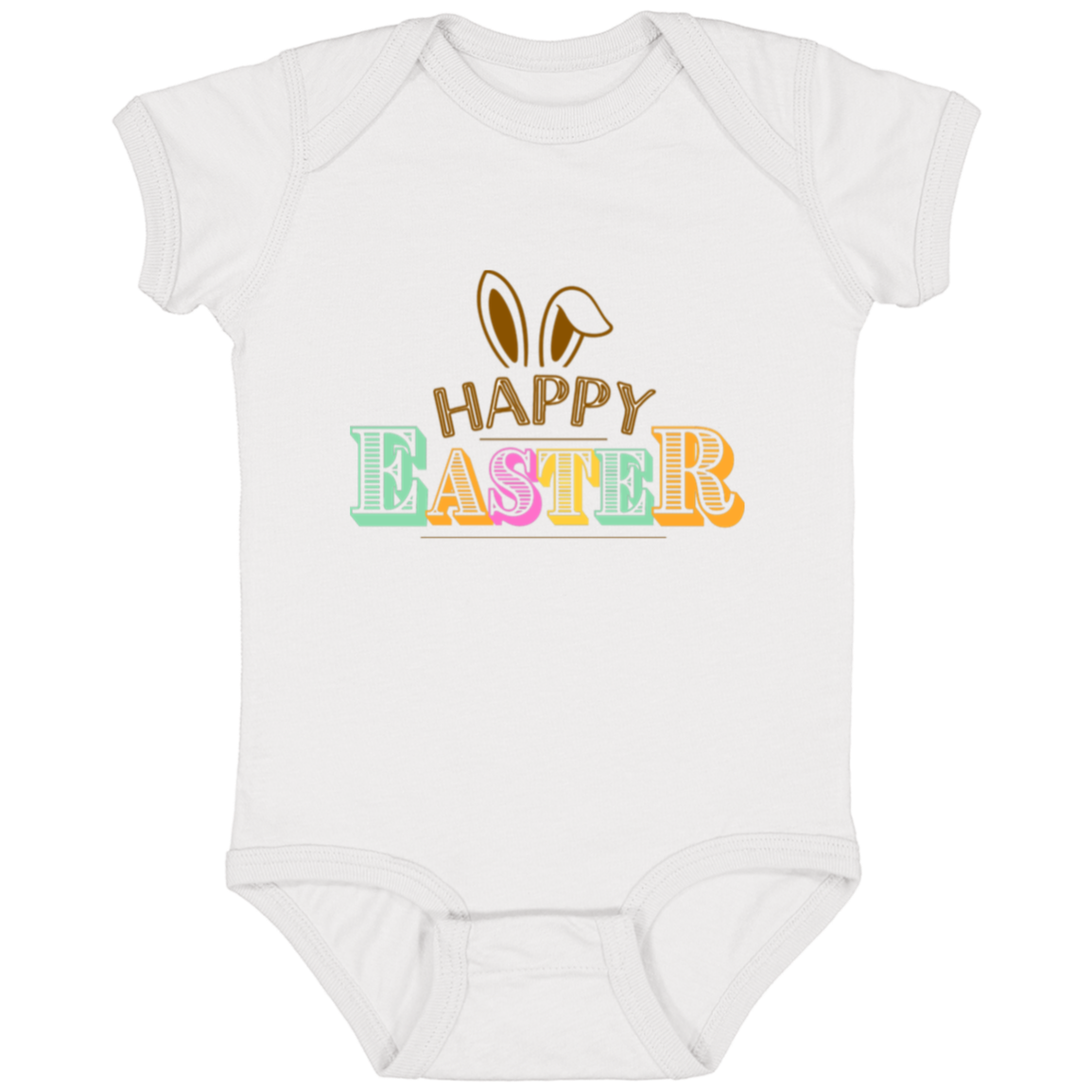 Happy Easter Fine Jersey Bodysuit