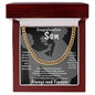 Congratulation Son Cuban Link Chain