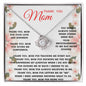 Thank You Mom Love Knot Necklace