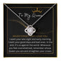 To My Queen Love Knot Necklace