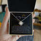 To My Queen Love Knot Necklace
