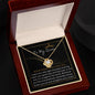 To My Queen Love Knot Necklace