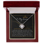 To My Queen Love Knot Necklace