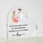 To My Love Acrylic Heart