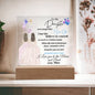 To My Daughter - Acrylic Plaque