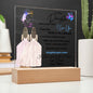 To My Daughter - Acrylic Plaque