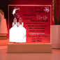 To My Daughter - Acrylic Plaque