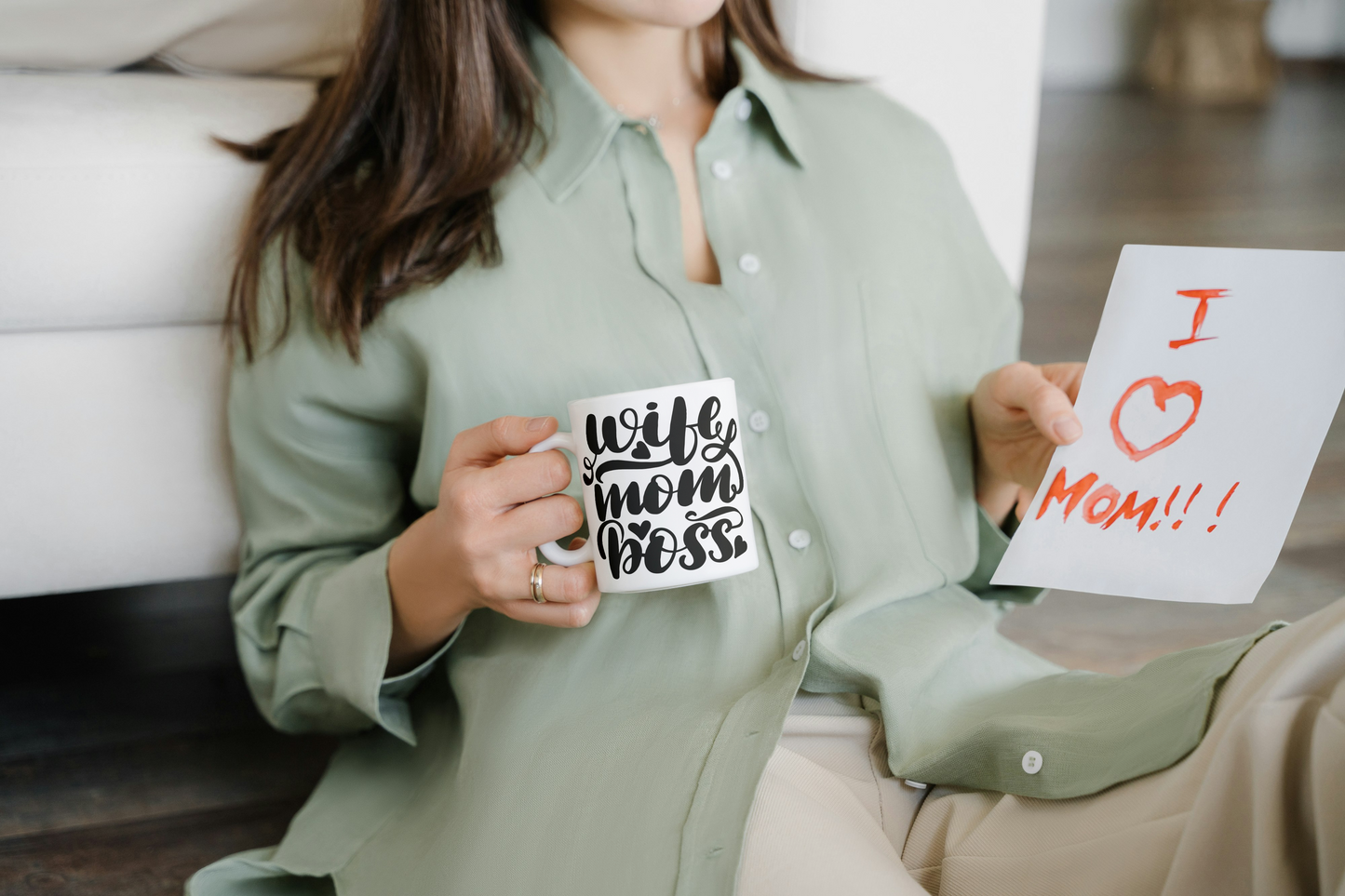 Wife, Mom, Boss Ceramic Mug, 11oz