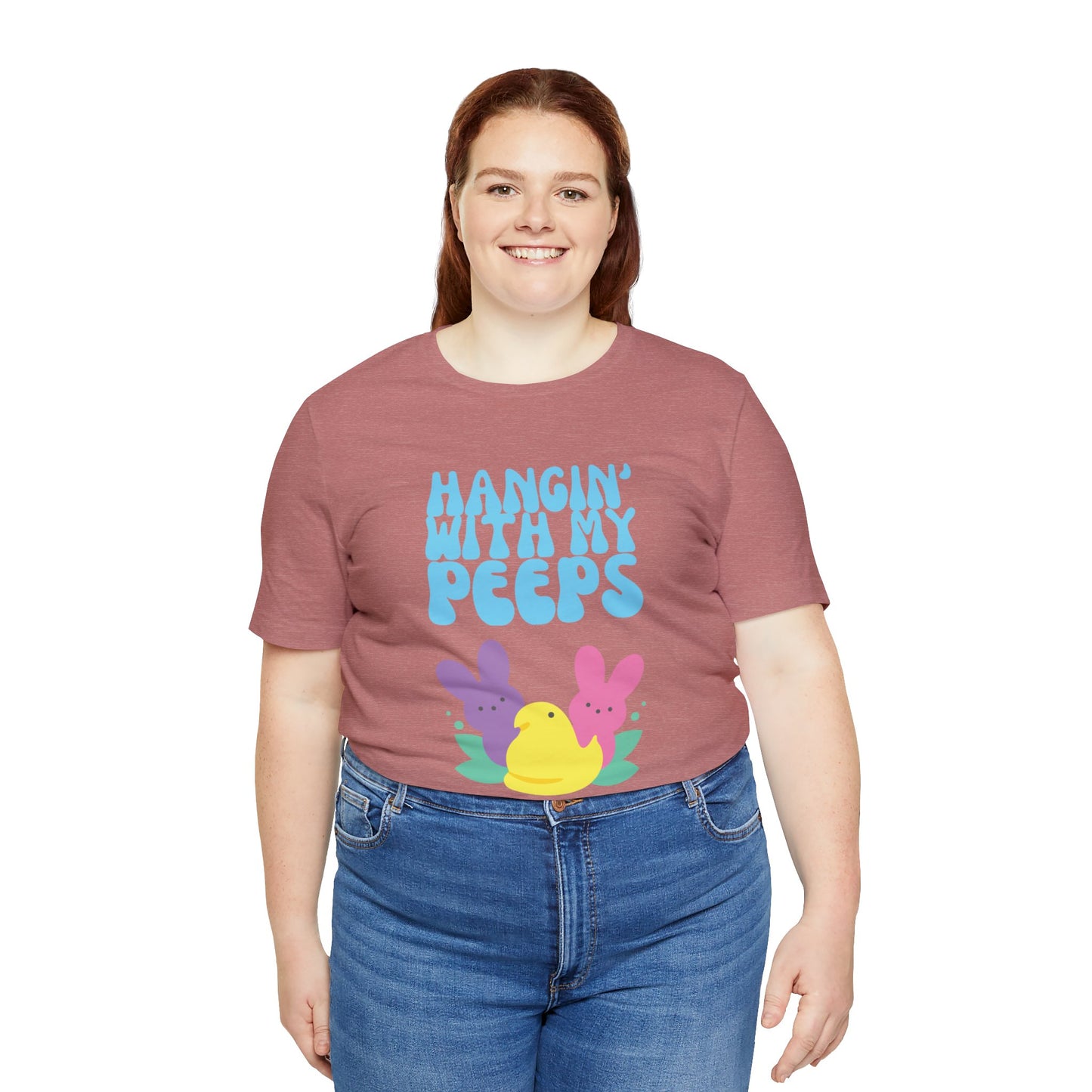 Hanging with My Peeps Jersey Short Sleeve Tee