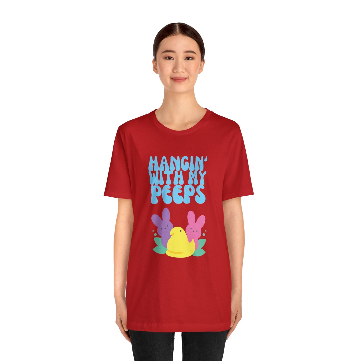 Hanging with My Peeps Jersey Short Sleeve Tee