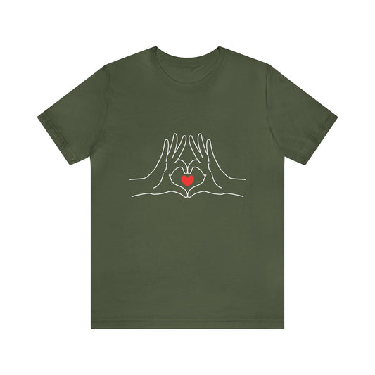 Love Hands Jersey Short Sleeve Tee