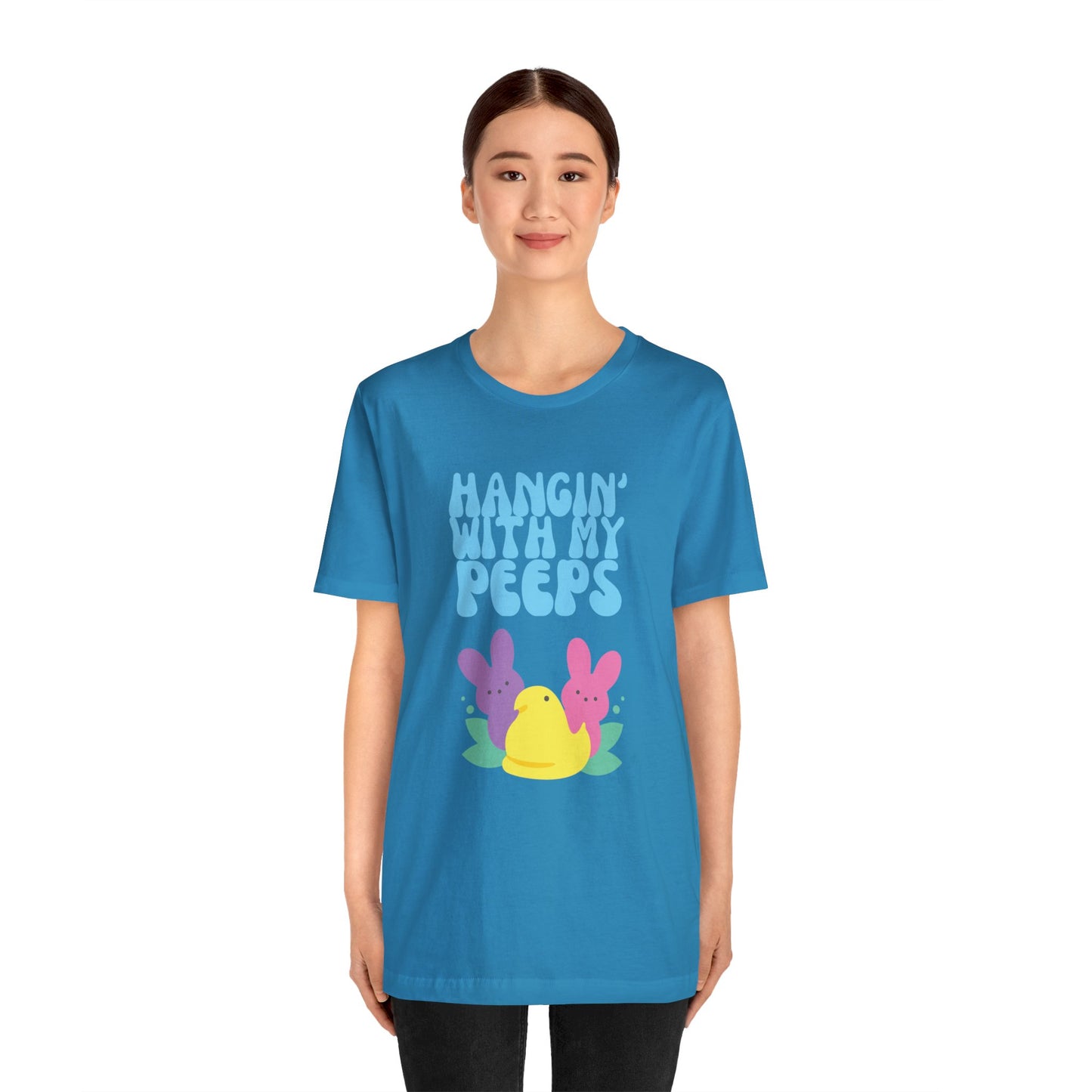 Hanging with My Peeps Jersey Short Sleeve Tee