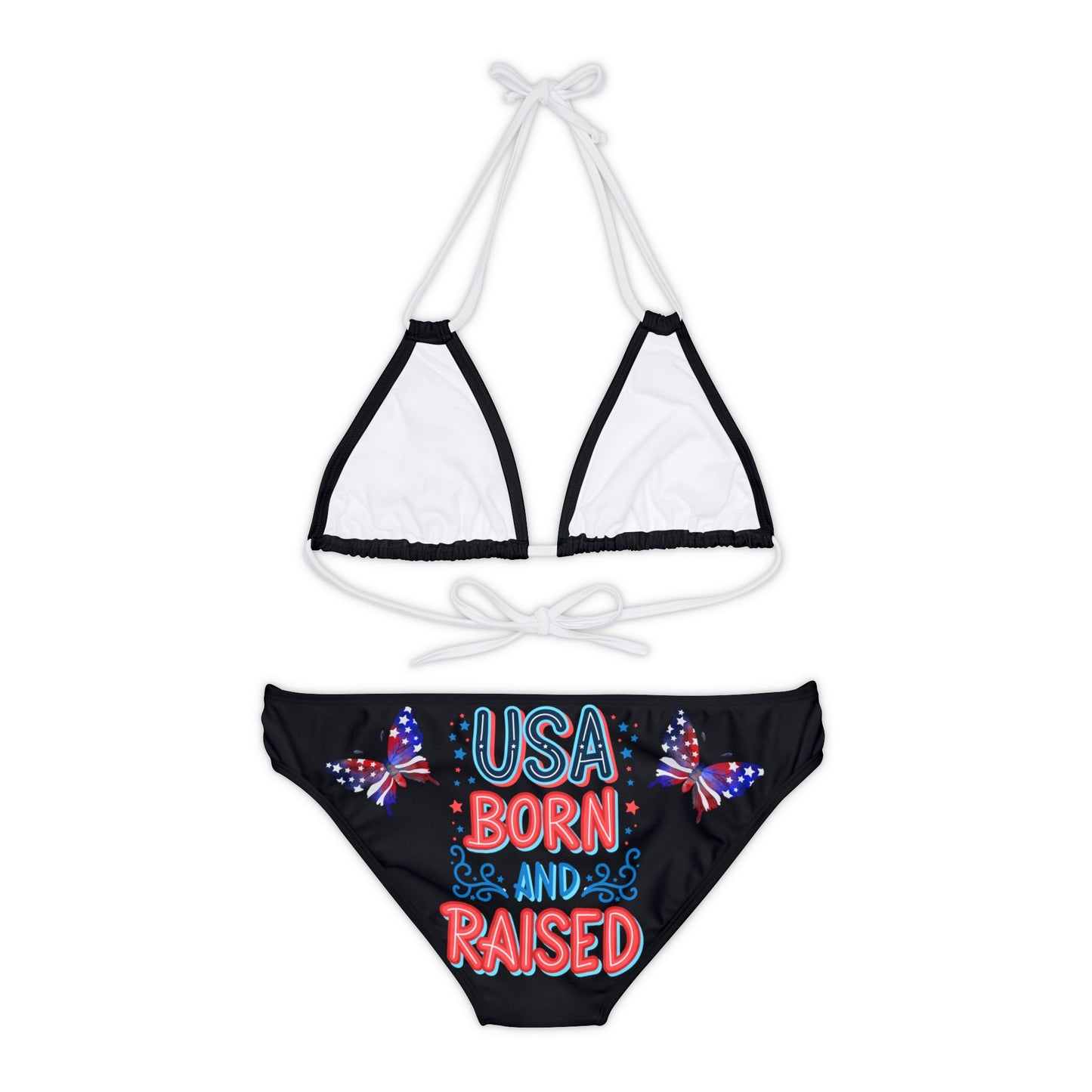 USA Born and Raised Strappy Bikini Set