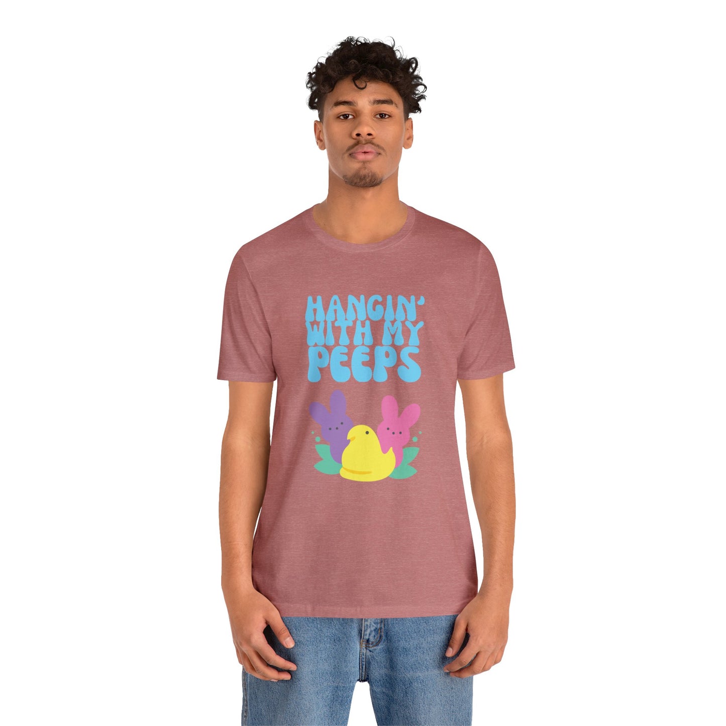 Hanging with My Peeps Jersey Short Sleeve Tee