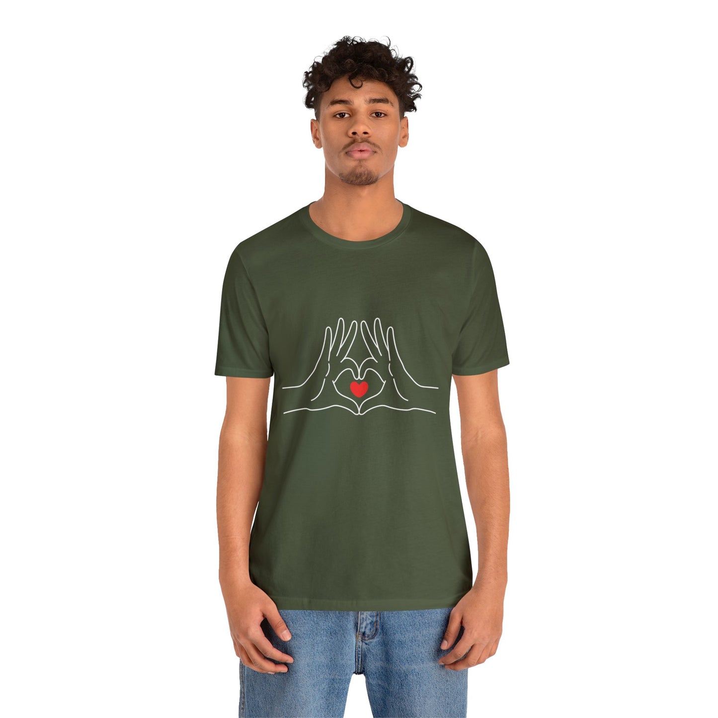 Love Hands Jersey Short Sleeve Tee