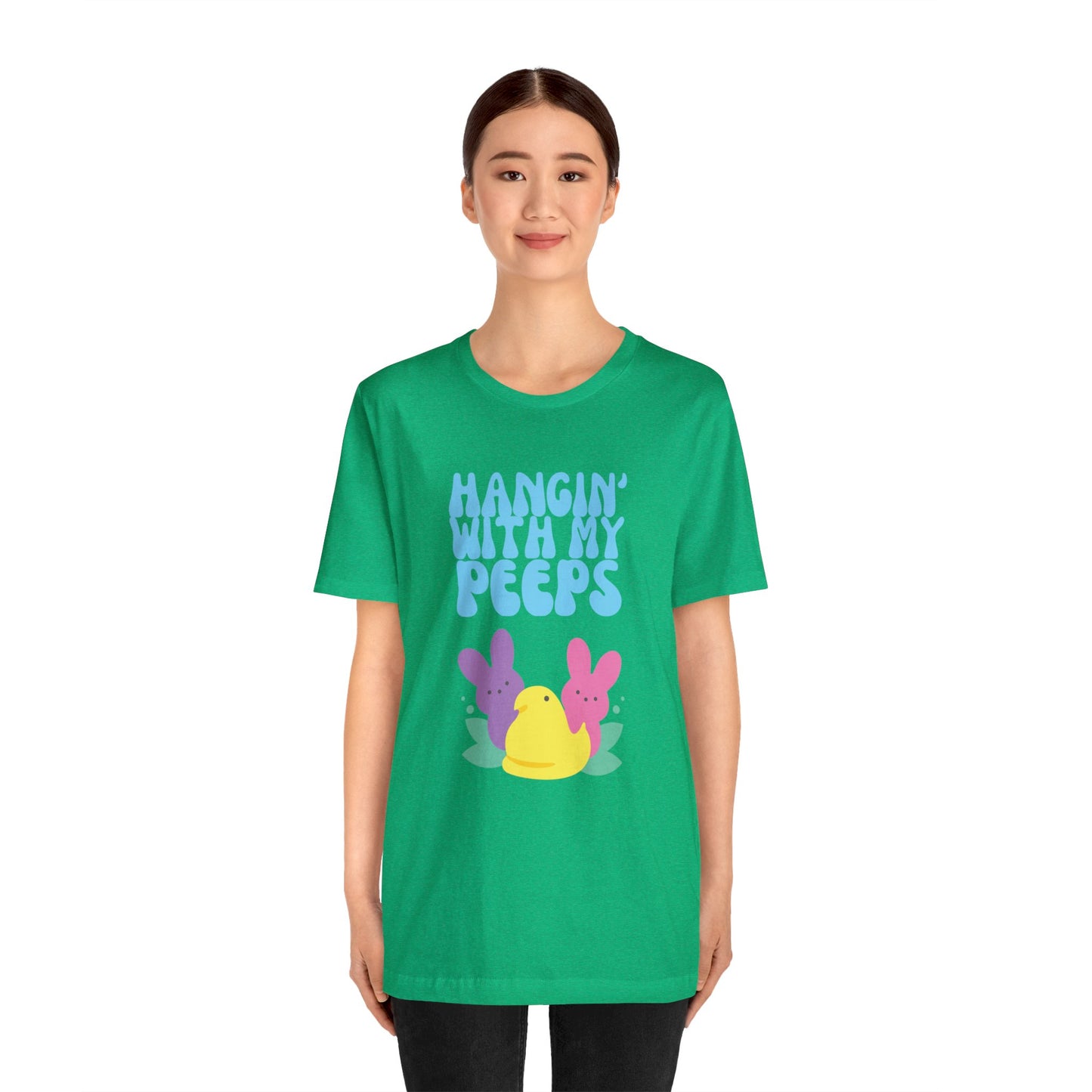 Hanging with My Peeps Jersey Short Sleeve Tee
