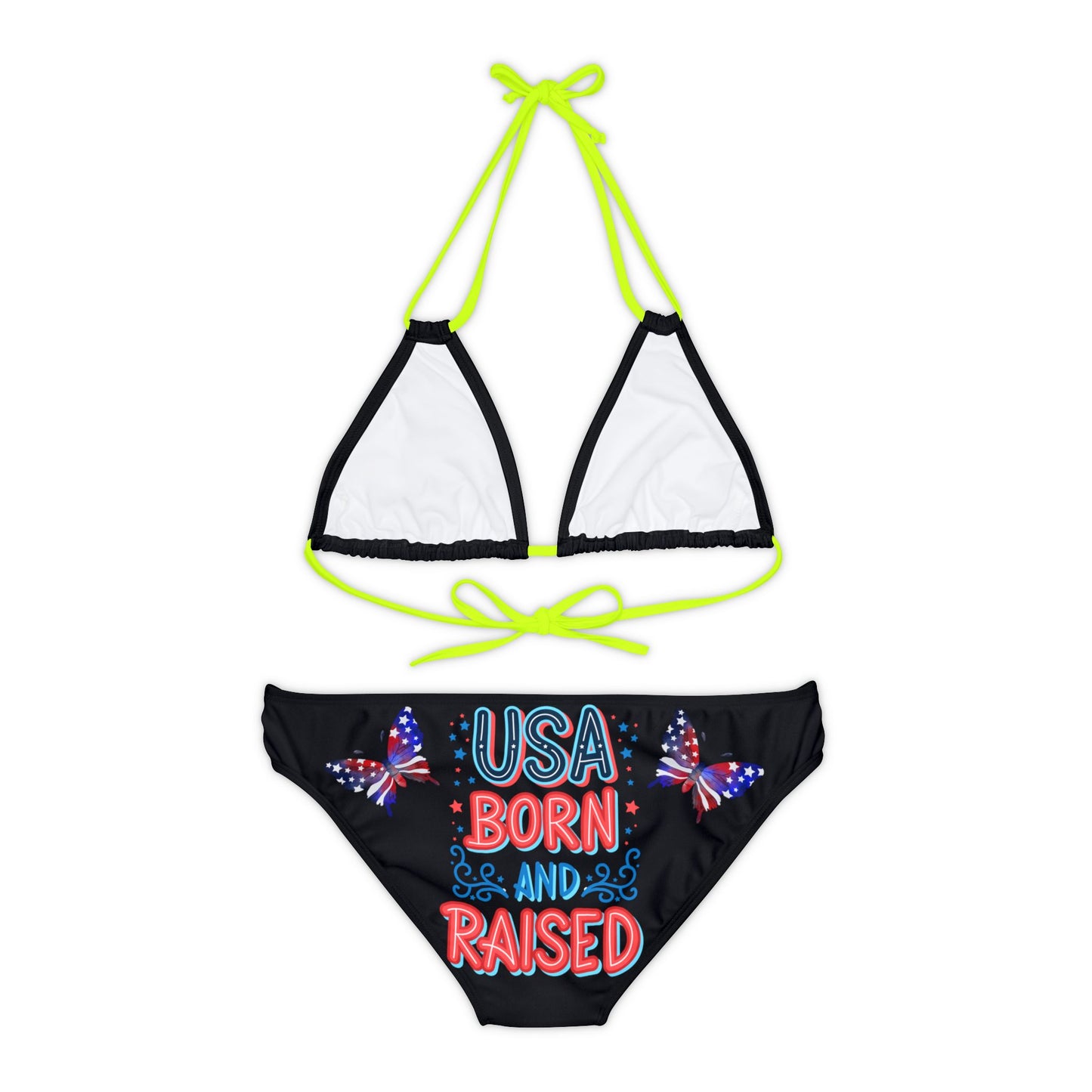 USA Born and Raised Strappy Bikini Set