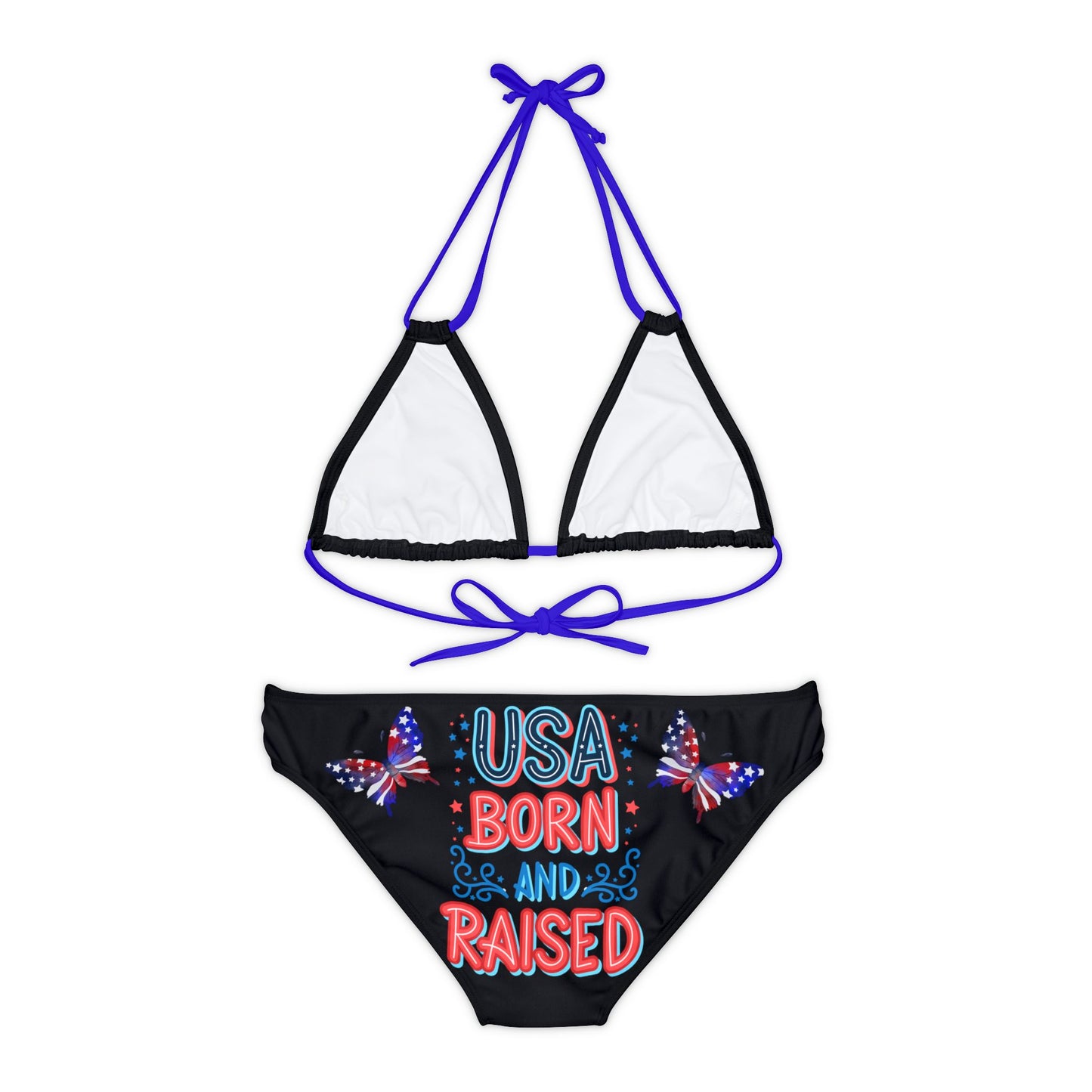 USA Born and Raised Strappy Bikini Set