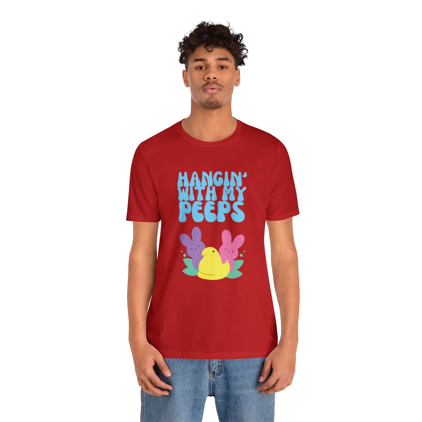 Hanging with My Peeps Jersey Short Sleeve Tee