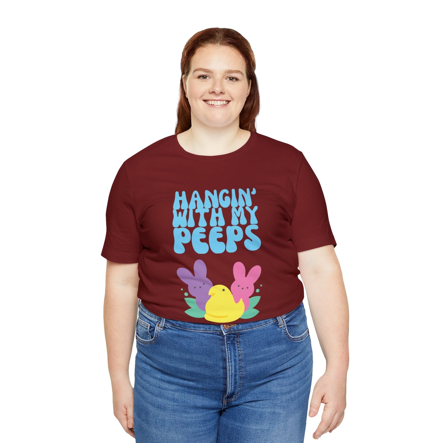 Hanging with My Peeps Jersey Short Sleeve Tee