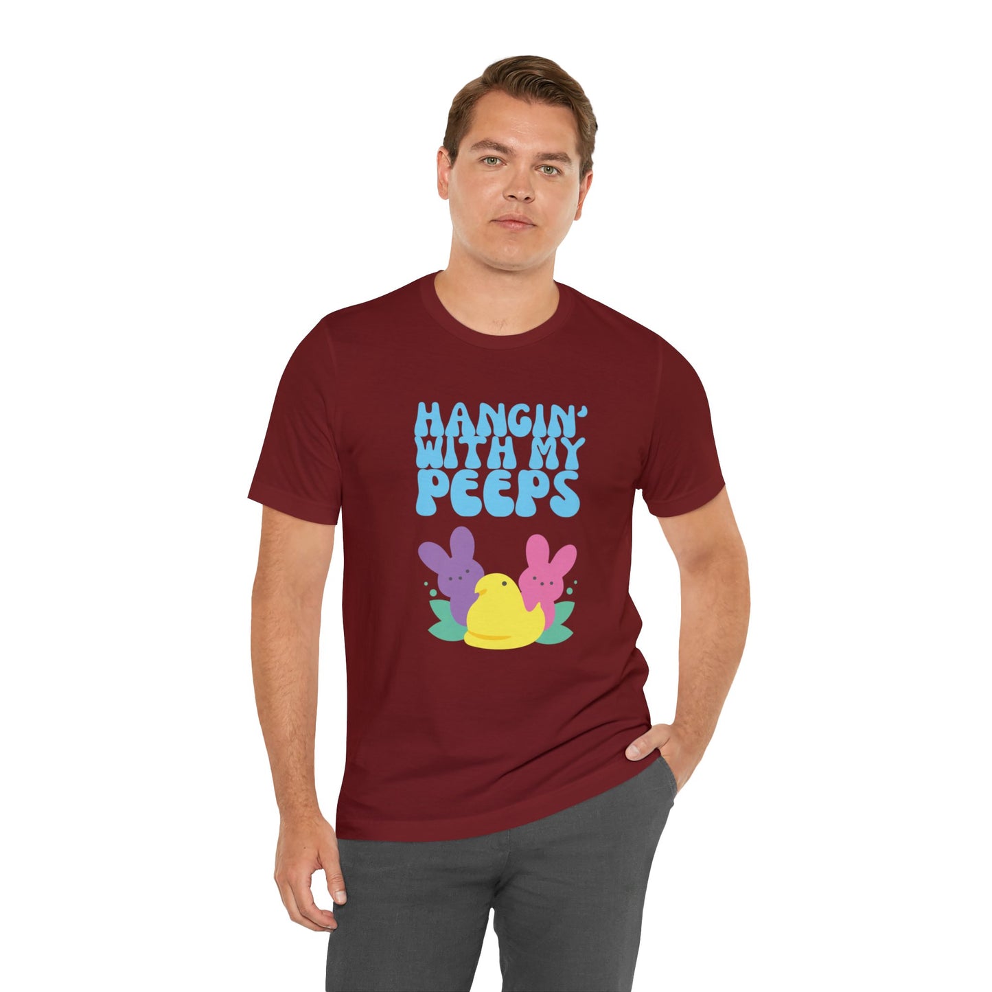 Hanging with My Peeps Jersey Short Sleeve Tee