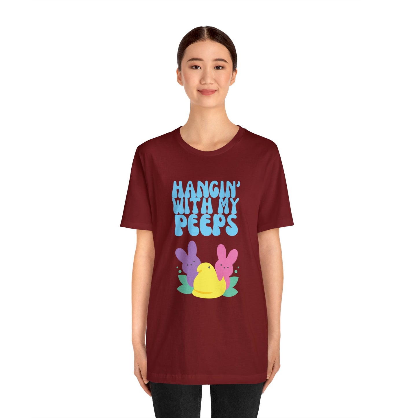 Hanging with My Peeps Jersey Short Sleeve Tee