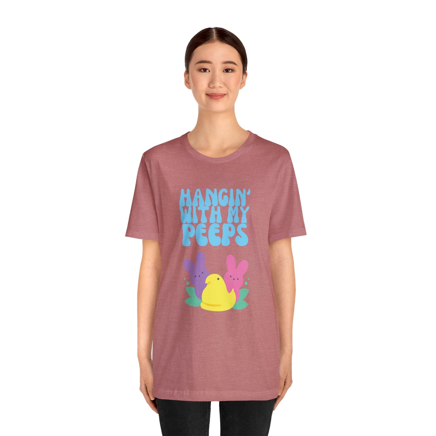 Hanging with My Peeps Jersey Short Sleeve Tee