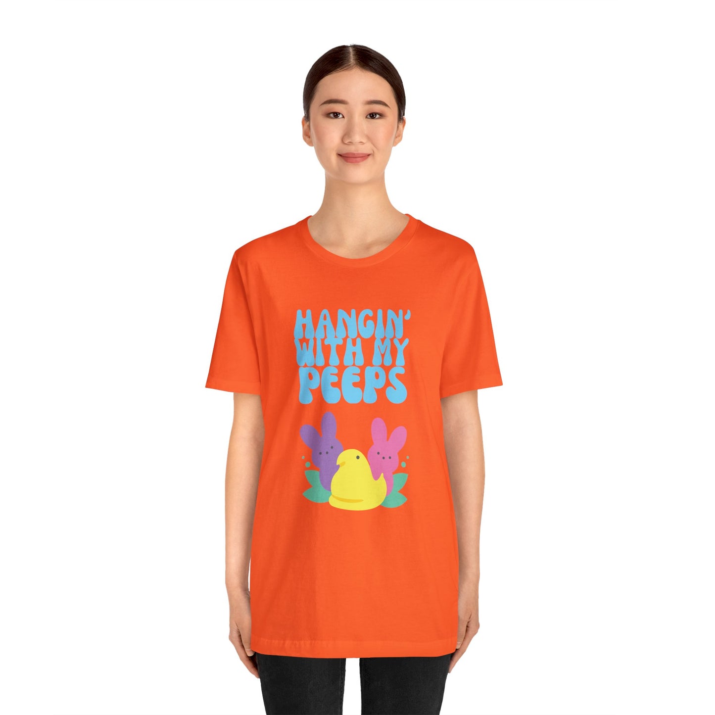 Hanging with My Peeps Jersey Short Sleeve Tee