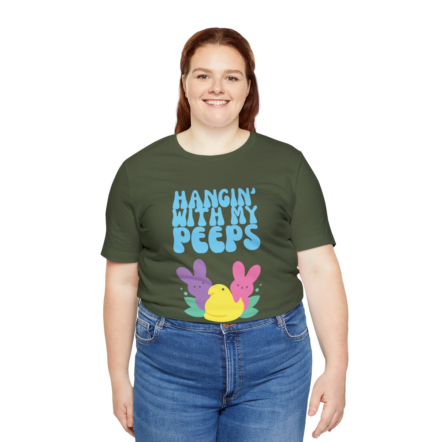 Hanging with My Peeps Jersey Short Sleeve Tee