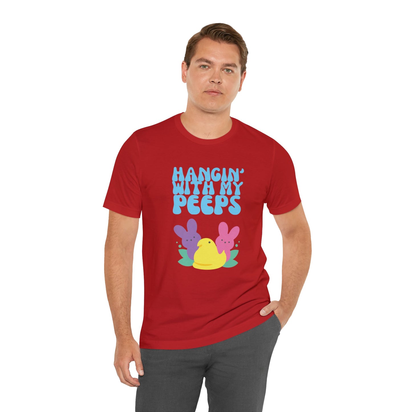 Hanging with My Peeps Jersey Short Sleeve Tee